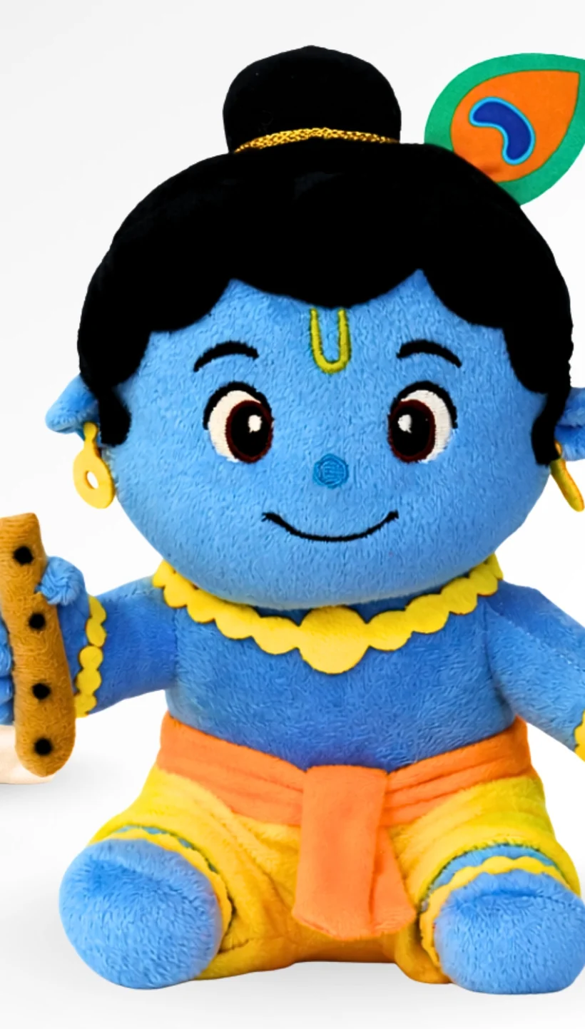 The Mantra Kanha soft toy, front view
